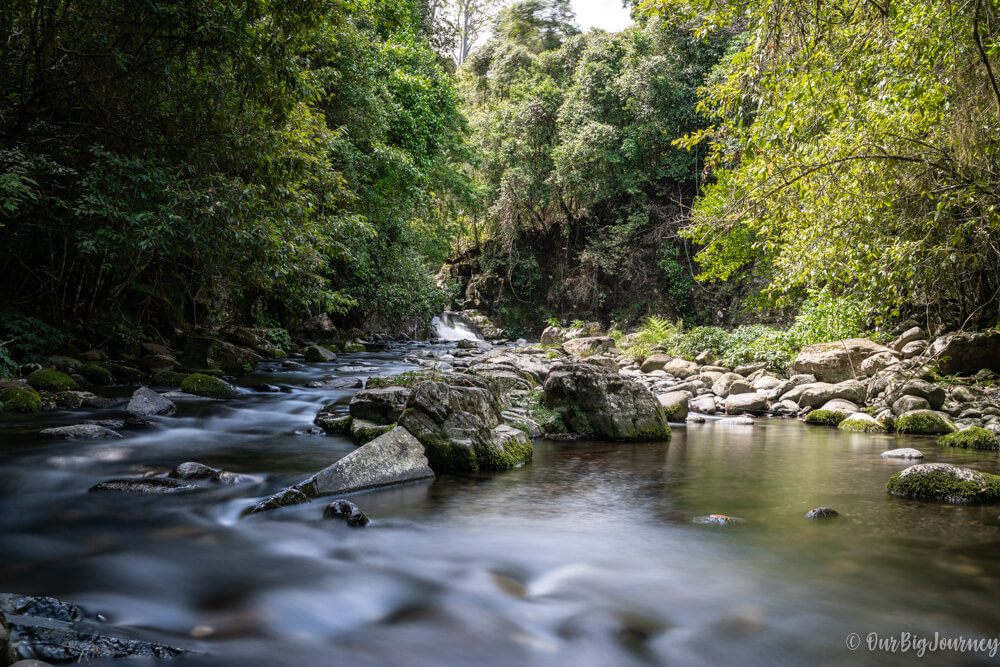 blue gum track waterfall