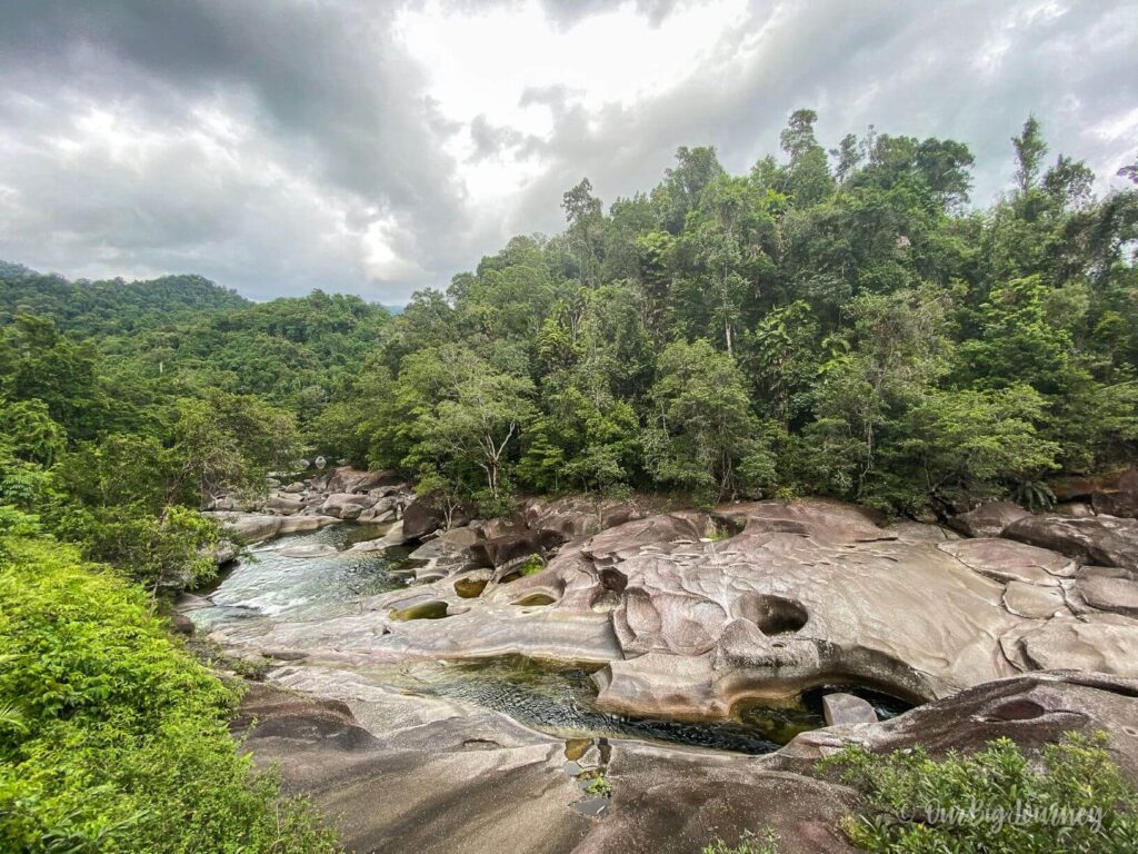 Devils Pool Lookout at Babinda Boulders