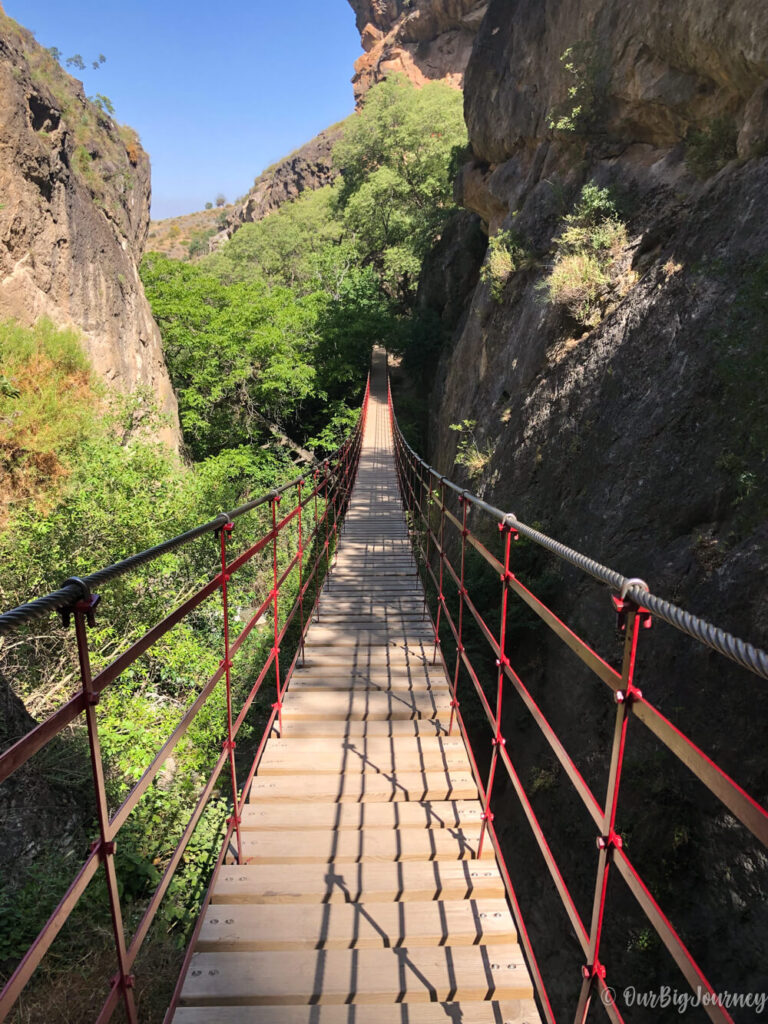 Cahorros de Monachil suspension bridge