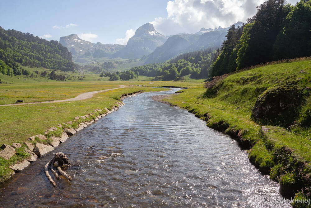 Bious River in Lacs d'Ayous