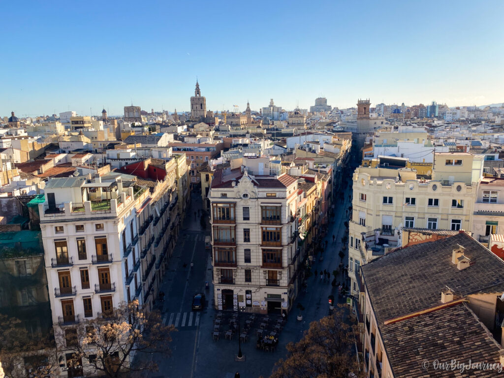 views from torres de serranos Valencia