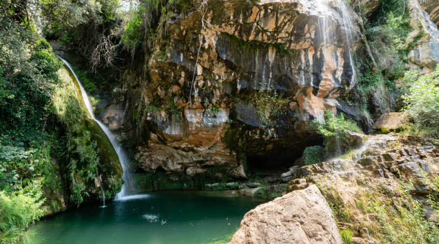 Waterfall in Comunidad Valenciana | Cascada Del Río Carbo in Villahermosa del Río