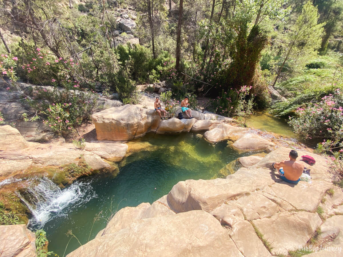 pool at the Pardala in arroyo Regajo