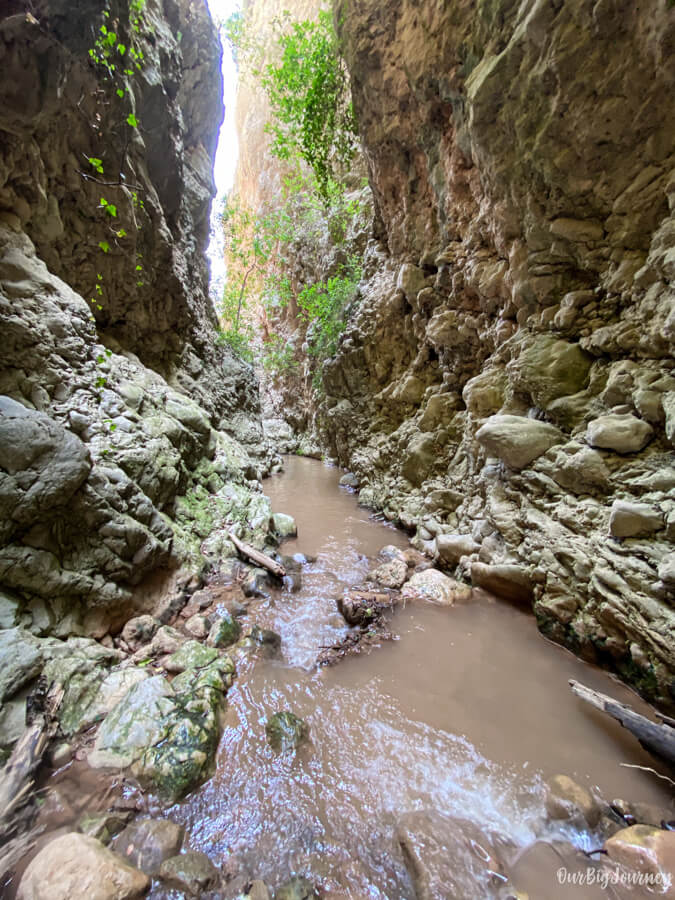 estrechos del arroyo regajo